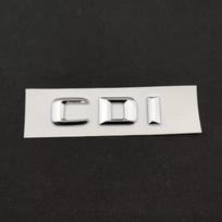 3D ABS chromuotas logotipas E350 emblema 4matic raidės CDI lipdukas Automobilio bagažinės ženklelis Mercedes Benz E350 W213 W212 priedams UO4 gray