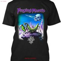 Limited New List Praying Mantis Time Tells No Lies English Heavy T Shirt S 4XL vintage Washed Soft Versatile Stretched L blue
