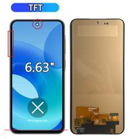 AMOLED For Samsung Galaxy A56 5G LCD ekranas Jutiklinio ekrano skaitmenininkas Surinkimas For Samsung A56 5G A566V A566B LCD ekranas TFT without frame beige