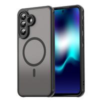 Samsung Galaxy A57 5G telefono dėklas, Magnetinis smūgiams atsparus telefono dėklas-dangtelis, skirtas Samsung Galaxy A57 5G juoda