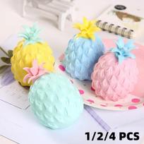 Pineapple Stress Ball Fidget Toys Ball for Pressure Release Party Gifts Stress Relief for Kids & Adult Tricky Funny Squeeze Toy gray
