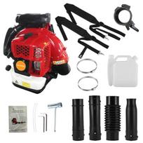 Snow Blower 2-Stroke Engine 900CFM Air Volume 2.3L Tank Leaf Leaves 80CC Gas Powered Backpack raudona