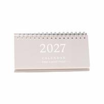 Coil 2027 Desk Calendar Standing Monthly Planner New Flip Calendar  Desk Planning Grey white
