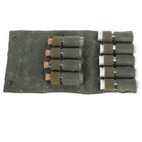 Portable Spice Bag Multipurpose Canvas Seasoning Storage Bag with 9 Spice Jars for Outdoor Camping Travel OD Green black