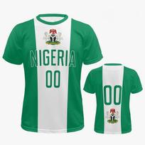 Nigeria Jersey Men Women Soccer Shirt Printed Football T Shirt Short Sleeve Fan Wear National Style Sportswear Casual Summer Top XXS white