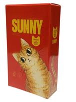 78PCS Sunny Orange Cat Tarot Deck English Cute Kitten Tarot Cards Divination Edition Deck Borad for Cat Lovers šviesiai pilka spalva