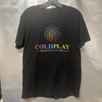 Coldplay “A Head Full Of Dreams” 2017 World Tour T-shirt Black 18 1/2 x 26 1/2 M black