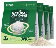 Kačių kraikas Petkit Natural, organinis (nesušokantis), 2.4 kg