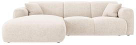 Kampinė sofa Cosmopolitan Design Nolio Haga 23, šviesiai smėlinė, kairinė, 170 x 260 cm x 72 cm