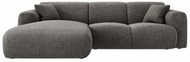 Kampinė sofa Cosmopolitan Design Nolio Haga 16, pilka sp., kairinė, 170 x 260 cm x 72 cm