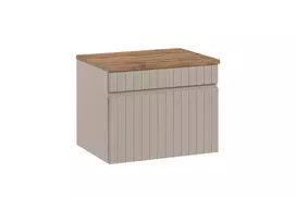 Pakabinama vonios spintelė su stalviršiu Comad Iconic Cashmere 60 cm, smėlinė