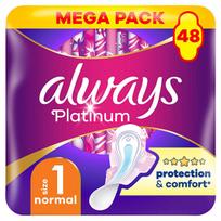 Higieniniai paketai Always Platinum Normal, 48 vnt.