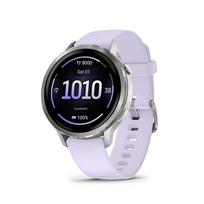 Garmin Venu 4, 41 mm, sidabro spalvos/violetinis - Sportinis laikrodis, 010-03013-01