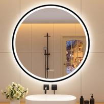 STARLEAD apvalus LED vonios veidrodis 90 cm su Bluetooth ir apsauga nuo rasojimo