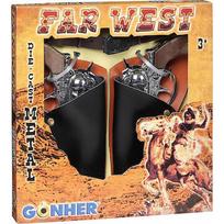 Pulio Cowboy set - 2 revolvers and a belt Gonher 155148/0