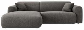 Kampinė sofa Cosmopolitan Design Nolio Haga 16, pilka sp., kairinė, 170 x 235 cm x 72 cm