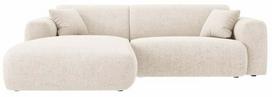 Kampinė sofa Cosmopolitan Design Nolio Haga 23, šviesiai smėlinė, kairinė, 170 x 235 cm x 72 cm