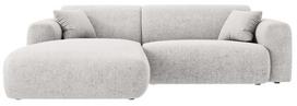 Kampinė sofa Cosmopolitan Design Nolio Haga 06, šviesiai pilka sp., kairinė, 170 x 235 cm x 72 cm
