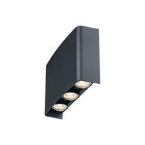 Sieninis lauko šviestuvas Braytron VECTOR LED, 6 W, tamsiai pilkas