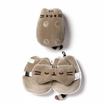 RELAXEAZZZ Kelioninė pagalvėlė ir akių kaukė „Pusheen“