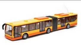 Radijo bangomis valdomas RC autobusas, geltonas