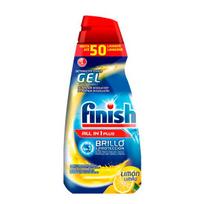 Finish Gel All in One Citrinų plovimo priemonė indaplovėms L, 50 plovimų