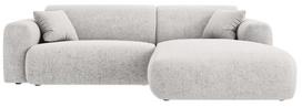 Kampinė sofa Cosmopolitan Design Nolio Haga 06, šviesiai pilka sp., dešininė, 170 x 235 cm x 72 cm