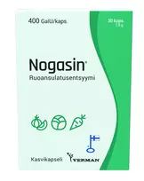 NOGASIN 400GaIU virškinimo fermentas kaps., N30