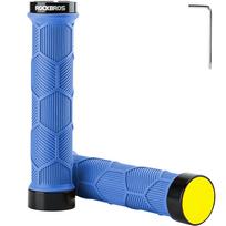 Rockbros 40720007003 dviračio vairo rankenėlės su atšvaitu, mėlynos