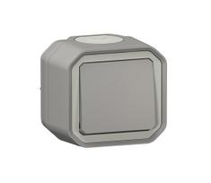 Legrand - Laiptinis jungiklis Nr. 6 PLEXO IP55 pilkas