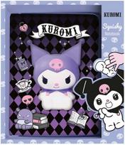 Bloknotas CoolPack Kuromi Squishy, langeliais/linijomis, B6, juoda sp./violetinė sp.