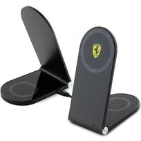 Ferrari Printed Logo MagSafe sulankstomas 2in1 15W belaidis įkroviklis, juodas