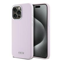 DKNY dėklas Apple iPhone 15 Pro Max telefonui su MagSafe, rožinis