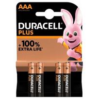 DURACELL Elementai LR3 AAA 1.5V 4 vnt. - 1 pak.