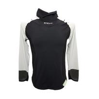 CCM Base Layer FTW Cut Protection moteriški kompresiniai marškinėliai ilgomis rankovėmis su kaklo apsauga BLTFTW26S