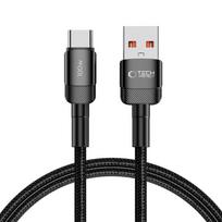 Tech-Protect UltraBoost Evo USB-C / USB-A laidas 100W 5A 1m, juodas