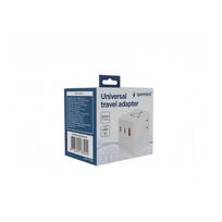 Gembird  Universal travel power adapter | TPA-1A2C20-01-W | Travel Adapter | 20 W | TPA-1A2C20-01-W | 8716309133944