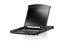 Aten | 1-Local/Remote Share Access 8-Port Cat 5 Dual Rail 17" LCD KVM over IP Switch with Daisy-Chain Port | KL1508AIMA-AG