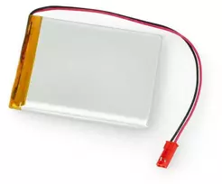 Akyga Li-Pol elementas 3500mAh 1S 3.7V - JST-BEC jungtis + lizdas - 68x55x6mm