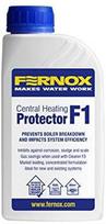 Inhibitorius šildymo sistemai FERNOX, PROTECTOR F1 (skystas) nuo korozijos ir nuovirų, 500ml