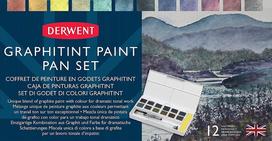 Derwent Graphitint akvareliniai dažai -vesivärit