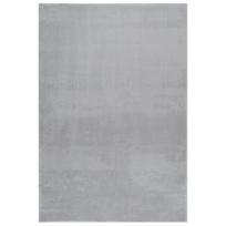 Kilimas pilkas 160x230cm skalbiamas trumpi šereliai