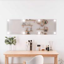 Sieninis veidrodis su LED lemputėmis 30x100cm stiklas