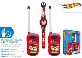 Kids Euroswan - Akcesoria licencyjne Karšti ratai „Walkie Talkie“ + „Skaitmeninis laikrodis“