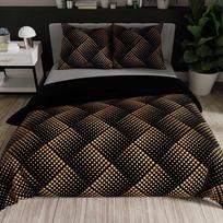 Satininės patalynės komplektas 160x200 cm, prabangi medvilninė patalynė, minkšta ir švelni patalynė, 2 pagalvių užvalkalai, lengvai prižiūrima patalynė