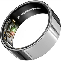 Ultrahuman | Ring Air | Space Silver | Size 12 | Smart Ring
