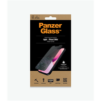 PanzerGlass | Apple | iPhone 13 Mini | Tempered glass | Black | Crystal clear; Resistant to scratches and bacteria; Shock absorbing; Easy to install |