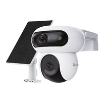 EZVIZ Battery-Powered PT IP Camera with Solar Panel Kit | CS-HB90x/SP | 4+4 MP | 2.8mm/6mm | IP65 | H.264/H.265 | Micro SD, Max. 512GB