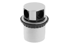 GTV ĮGILINTAS stalo prailginimo kabelis COMFORT 100 mm, 4x schuko lizdas, aliuminis, kabelis 1