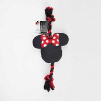 „Disney Minnie“ cypiantis pliušinis ir virvinis žaislas šuniui